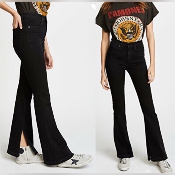 NWT Rag & Bone Bella Flare with Slit Jeans size 27 - Picture 6 of 12
